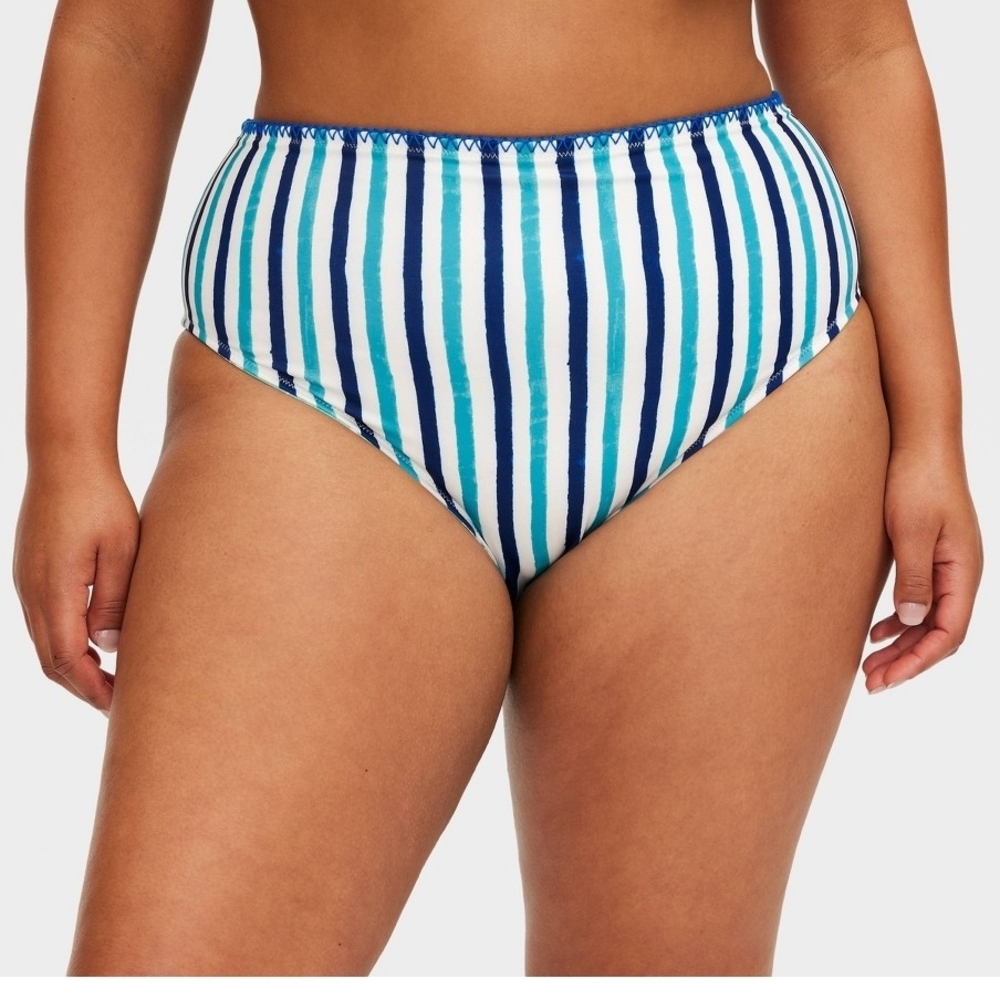 Roller Rabbit x Target Women's Star Medallion/ Multi Strip Reversible Bikini 1X - Picture 5 of 5